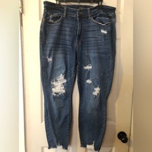 JUDY BLUE Sz 18w distressed Great condition 👖JEANS